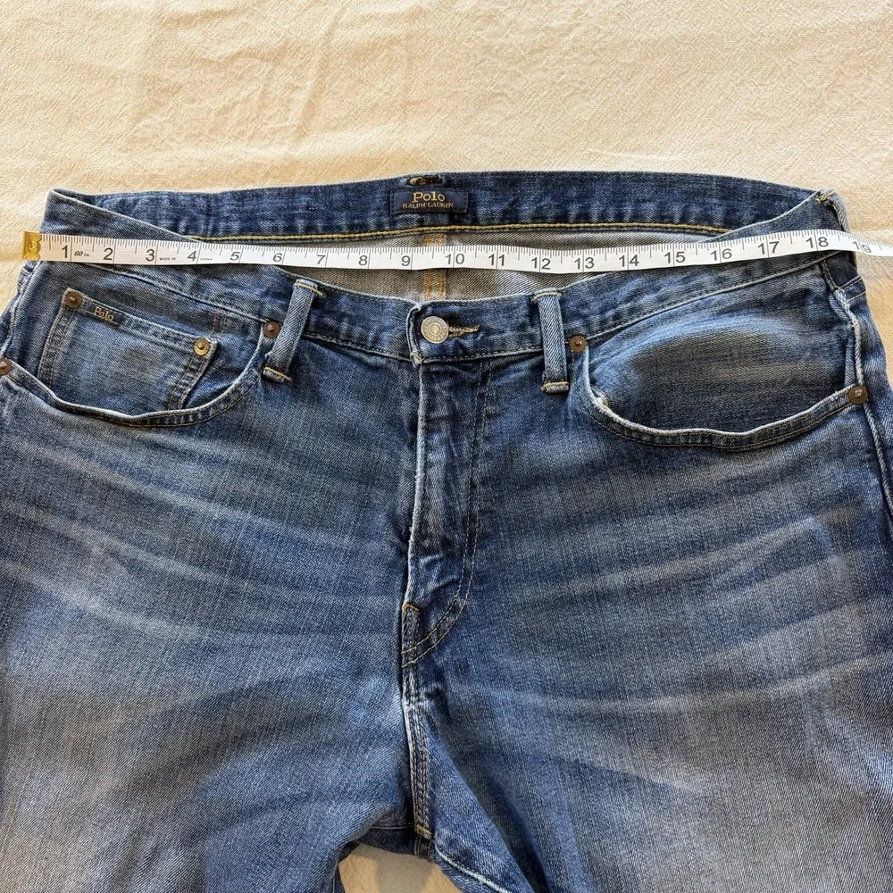 Polo Ralph Lauren Jeans Mens 36x30 Blue The Sullivan Slim Tapered Stretch
